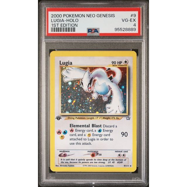 Pokémon TCG: Lugia Holo #9 PSA 4 - Neo Genesis
