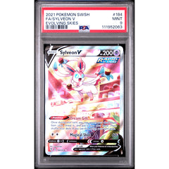 Pokémon TCG: Sylveon V 184 PSA 9 - Evolving Skies