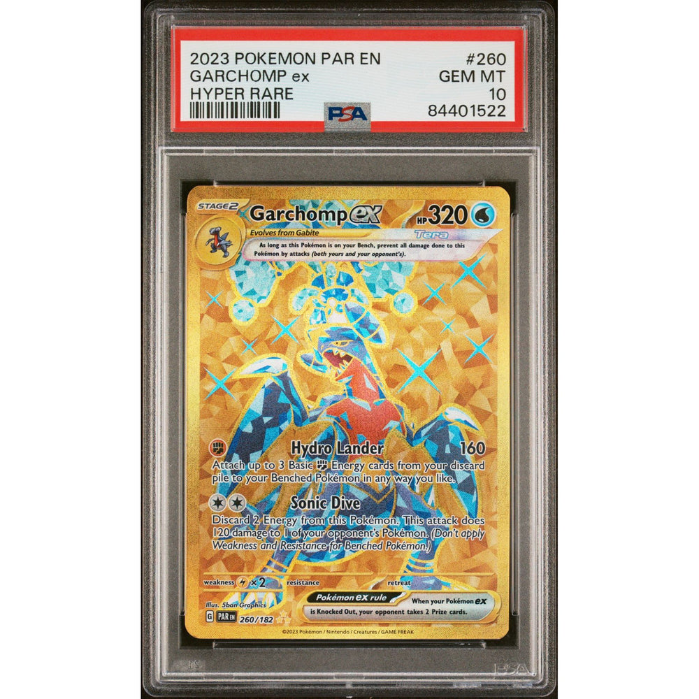 Pokémon TCG: Garchomp Ex #260 PSA 10 - Paradox Rift
