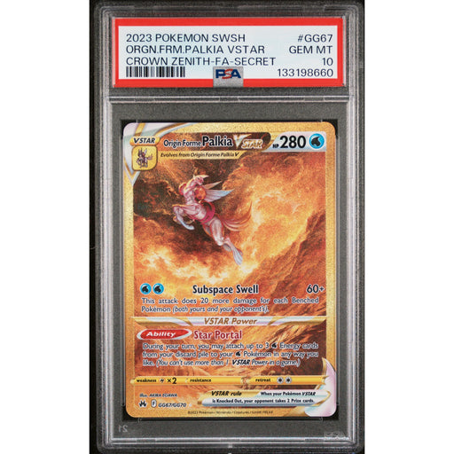 Pokémon TCG: Orgn.Frm.Palkia Vstar #GG67 PSA 10-133198660