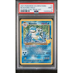 Pokémon TCG: Blastoise Holo #2 PSA 9 - Celebrations