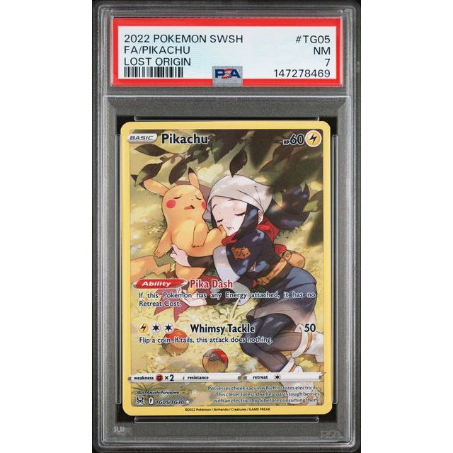 Pokémon TCG: Pikachu #TG05 PSA 7-147278469