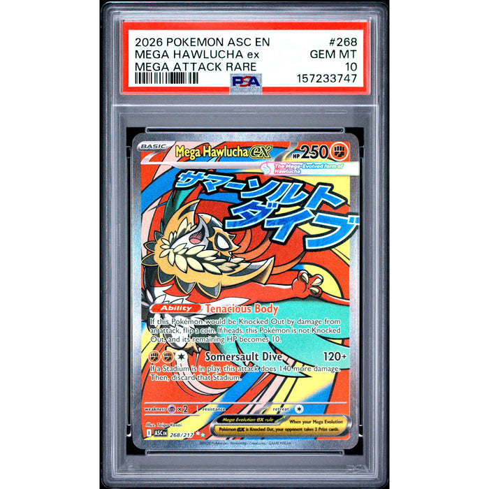 Pokémon TCG: Mega Hawlucha Ex #268 PSA 10-157233747