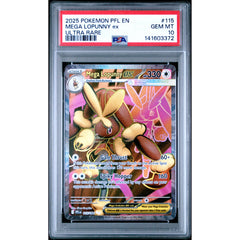 Pokémon TCG: Mega Lopunny Ex #115 PSA 10