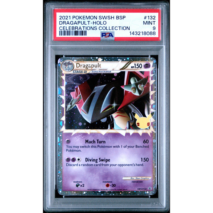 Pokémon TCG: Dragapult #132 PSA 9 - Celebrations-143218088