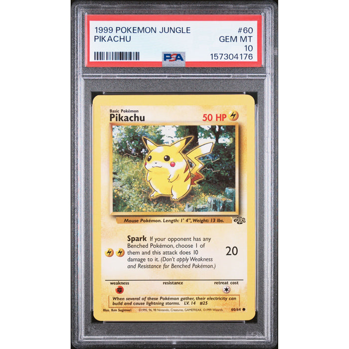 Pokémon TCG: Pikachu #60 PSA 10-157304176
