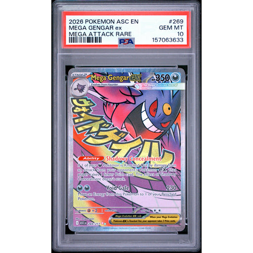 Pokémon TCG: Mega Gengar Ex #269 PSA 10-157063633