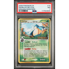 Pokémon TCG: Snorlax 10 PSA 7 Reverse Holo - Dragon Frontiers