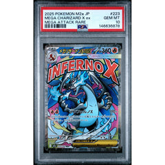 Pokémon TCG: Mega Charizard X Ex #223 PSA 10 - Japanese