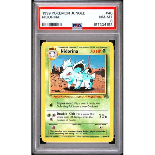 Pokémon TCG: Nidorina #40 PSA 8-157304153