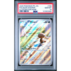 Pokémon TCG: Paldean Wooper #102 PSA 10
