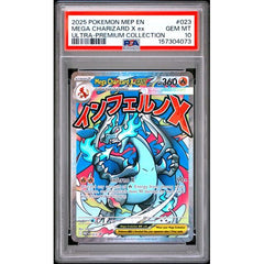 Pokémon TCG: Mega Charizard X Ex #023 PSA 10 - Mega Evolution Promo