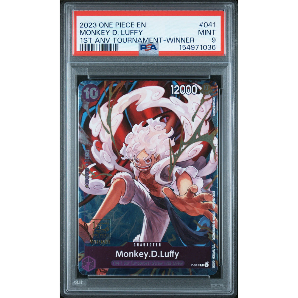 One Piece TCG: Monkey D. Luffy #041 PSA 9