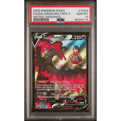 Pokémon TCG: Galarian Moltres V #TG20 PSA 10