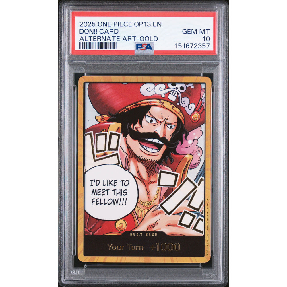 One Piece TCG: Don!! Card PSA 10