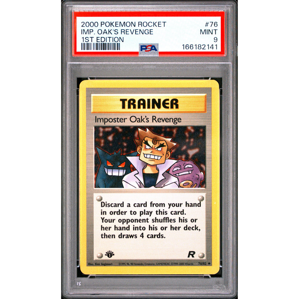 Pokémon TCG: Imp. Oak's Revenge [1st Edition] #76 PSA 9 - Team Rocket
