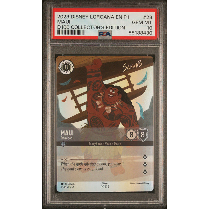Lorcana: Maui #23 PSA 10-88188430