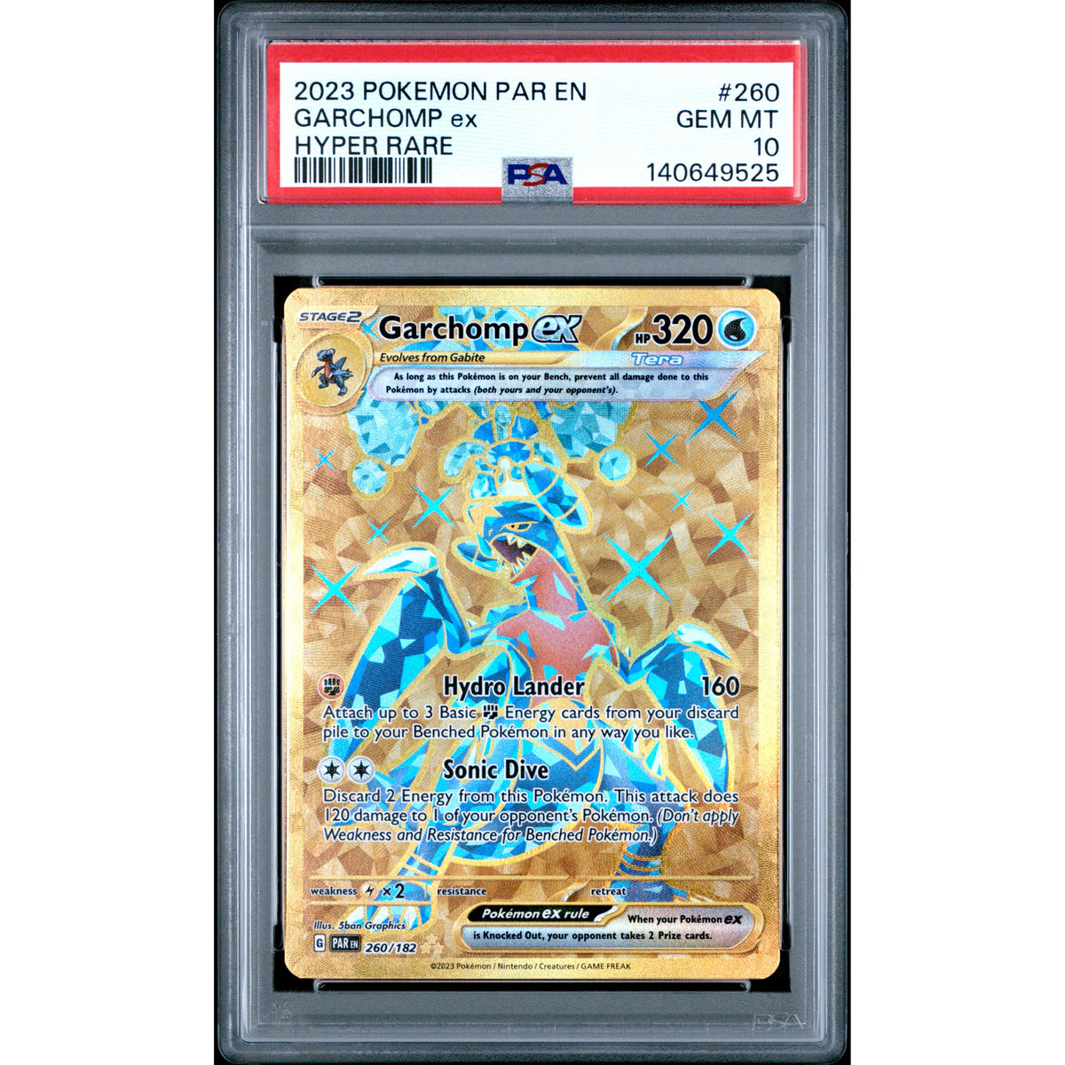 Pokémon TCG: Garchomp Ex #260 PSA 10-140649525
