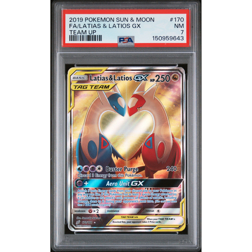 Pokémon TCG: Latias & Latios Gx #170 PSA 7 - Team Up