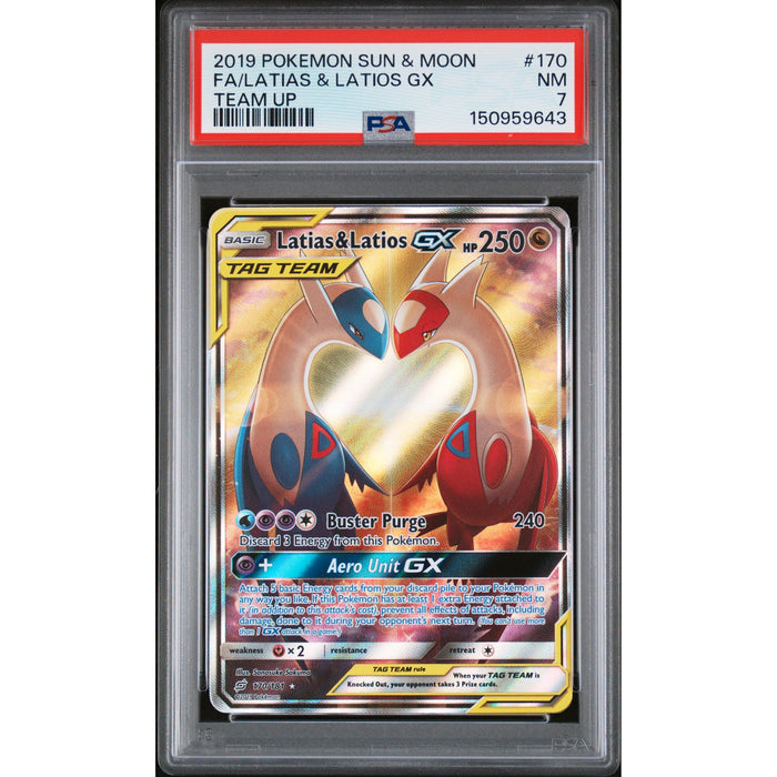 Pokémon TCG: Latias & Latios Gx #170 PSA 7 - Team Up-150959643