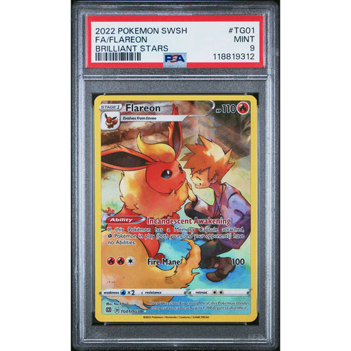 Pokémon TCG: Flareon TG01 PSA 9 - Brilliant Stars-118819312