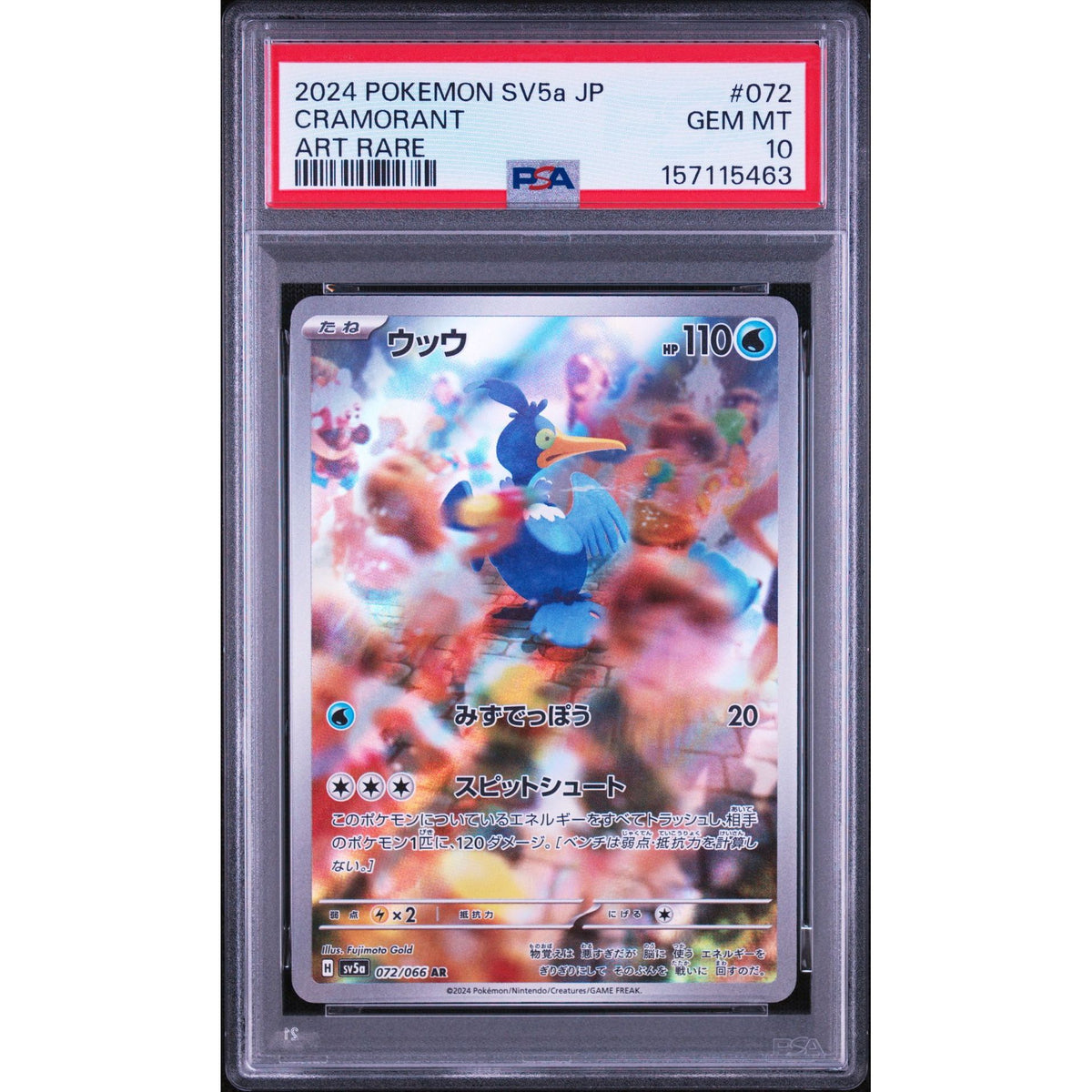 Pokémon TCG: Cramorant #072 PSA 10-157115463