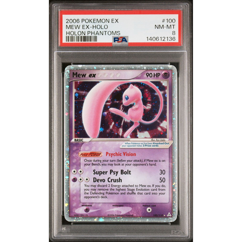 Pokémon TCG: Mew Ex #100 PSA 8 - Holon Phantoms
