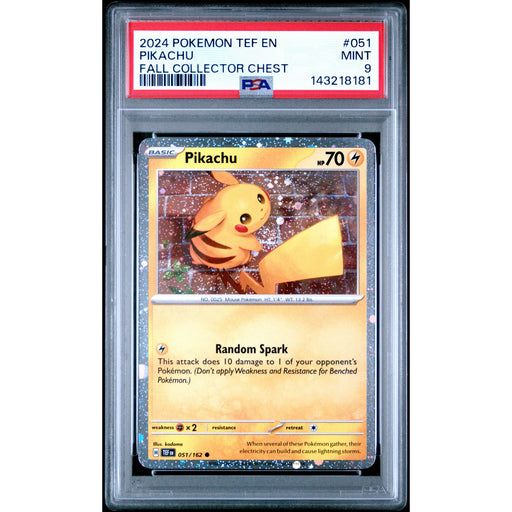 Pokémon TCG: Pikachu #051 PSA 9 - Temporal Forces-143218181