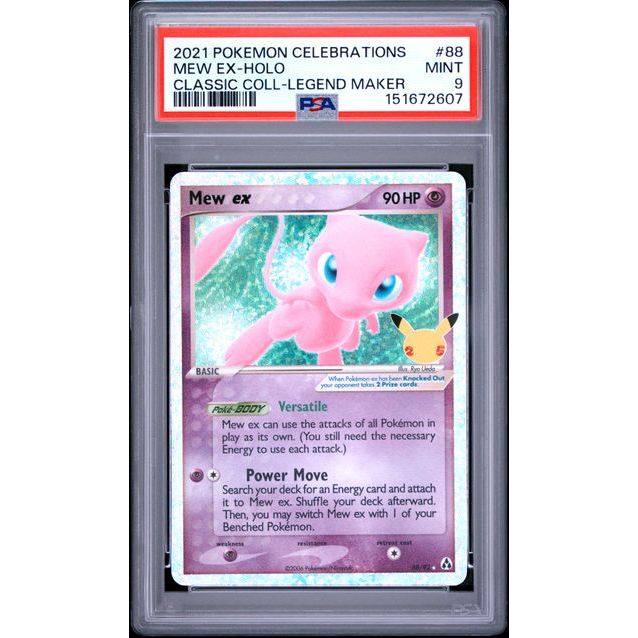Pokémon TCG: Mew Ex Holo #88 PSA 9-151672607