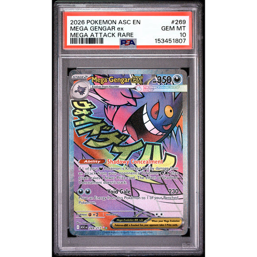 Pokémon TCG: Mega Gengar Ex #269 PSA 10-153451807