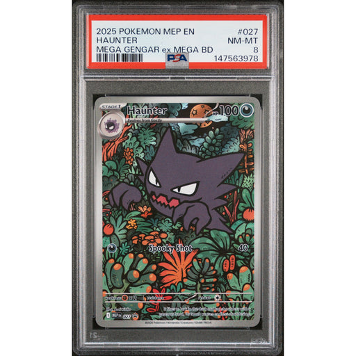 Pokémon TCG: Haunter #027 PSA 8 - Mega Evolution Promo-147563978