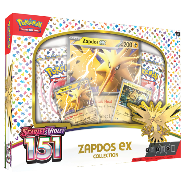 Pokémon TCG: Scarlet & Violet - 151 Zapdos ex Collection (Scarlet & Violet 3.5)
