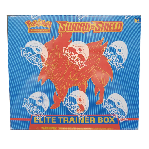 Sword & Shield Base Set Elite Trainer Box (Zamazenta) - 1st Print front