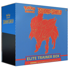 Pokémon TCG: Sword & Shield Base Set Elite Trainer Box (Zamazenta) - 1st Print -  (Sword & Shield)