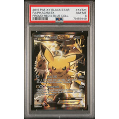 Pokémon TCG: Pikachu Ex XY124 PSA 8 - XY Black Star Promo