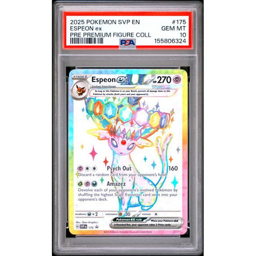 Pokémon TCG: Espeon Ex #175 PSA 10-155806324