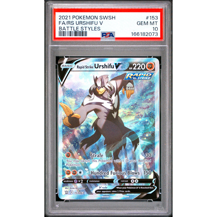 Pokémon TCG: Rs Urshifu V #153 PSA 10-166182073