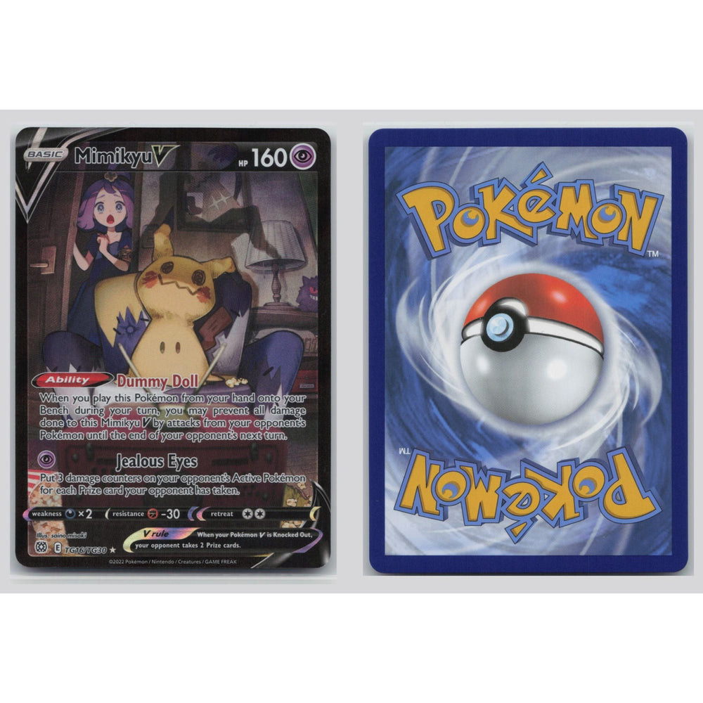 Pokémon TCG, Mimikyu V (Sword & Shield—Brilliant Stars #TG16)