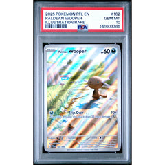 Pokémon TCG: Paldean Wooper #102 PSA 10