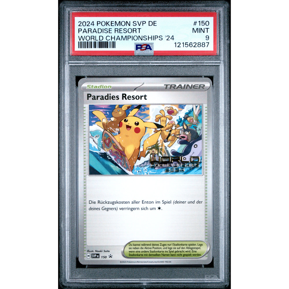 Pokémon TCG: Paradise Resort #150 PSA 9 - Scarlet & Violet Black Star Promos