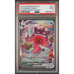 Pokémon TCG: Gengar Vmax #271 PSA 9 - Fusion Strike