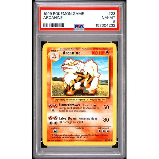 Pokémon TCG: Arcanine #23 PSA 8-157304232