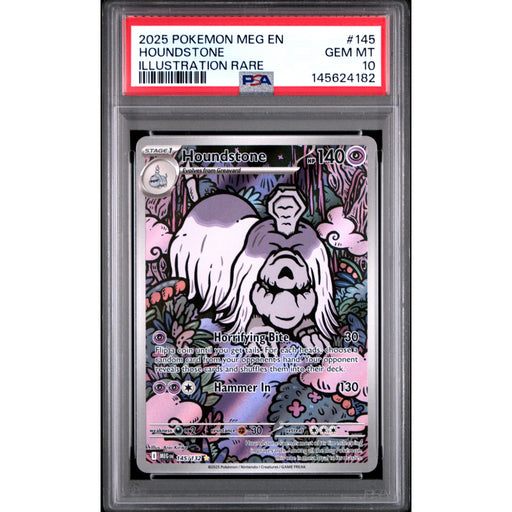 Pokémon TCG: Houndstone #145 PSA 10 - Mega Evolution-145624182