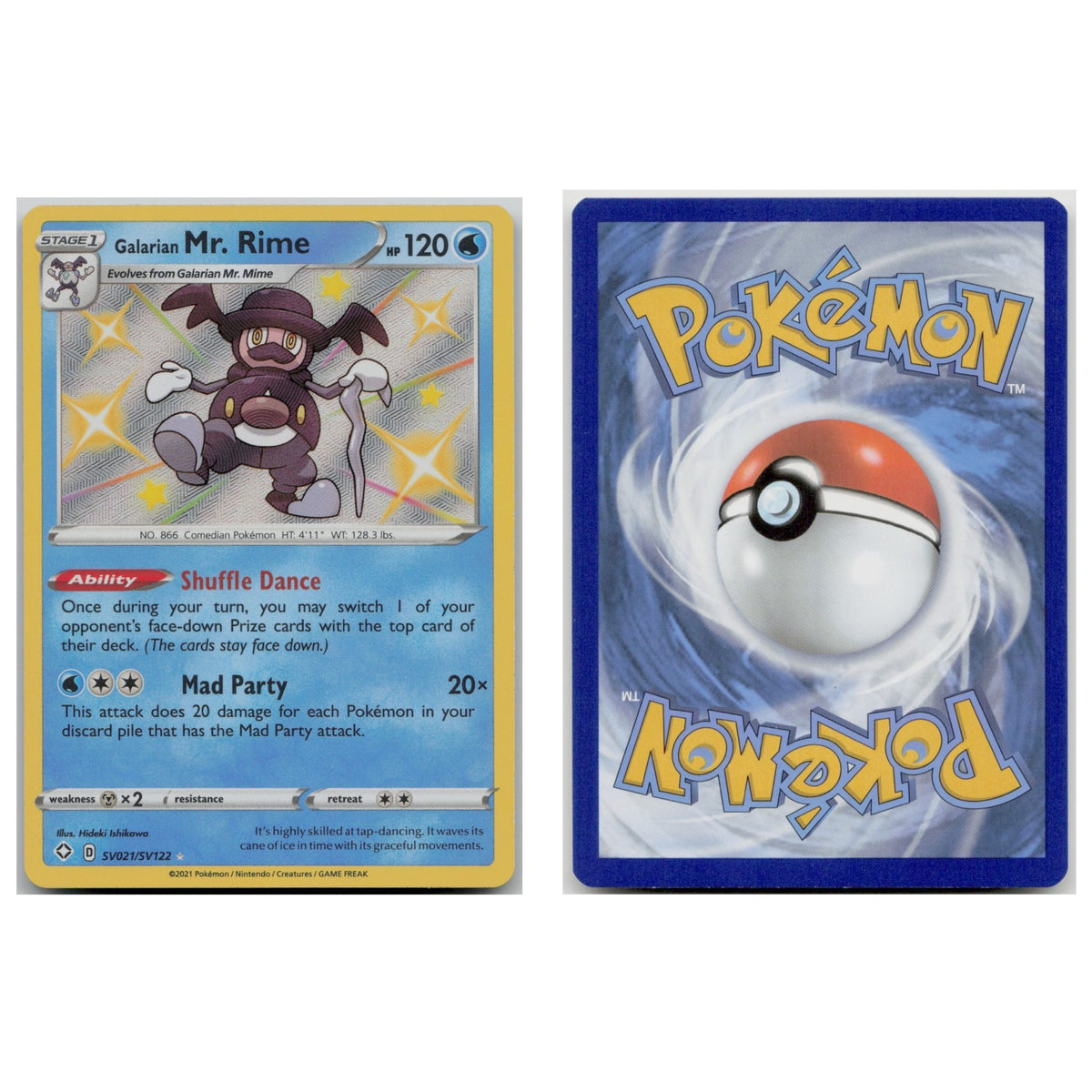 Pokémon TCG, Galarian Mr. Rime (Shining Fates #SV21)