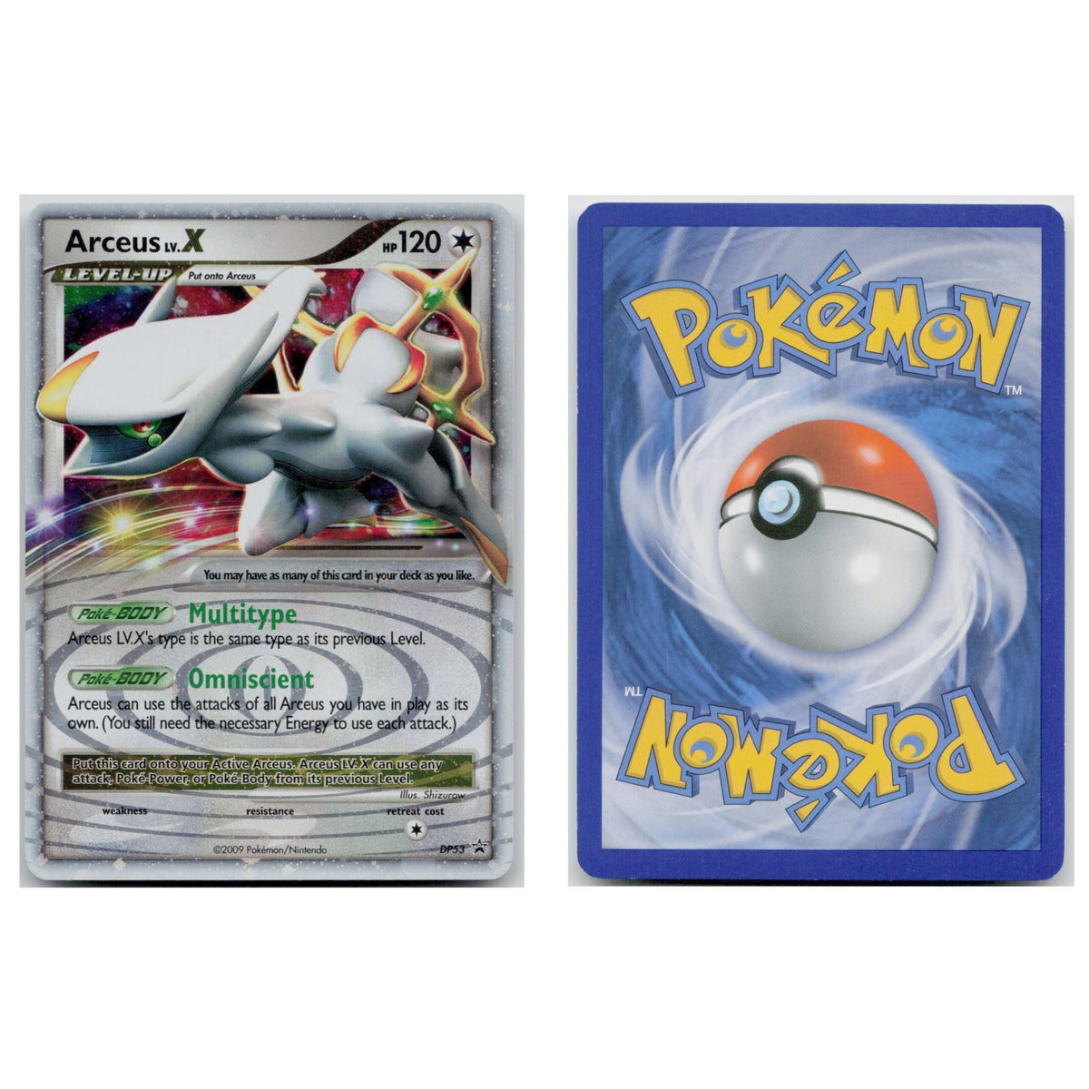 Pokémon TCG, Arceus LV.X (DP Black Star Promos #53)