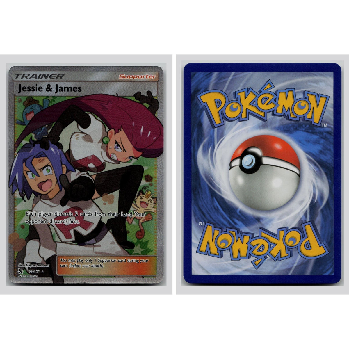 Pokémon TCG, Jessie & James (Hidden Fates #68)
