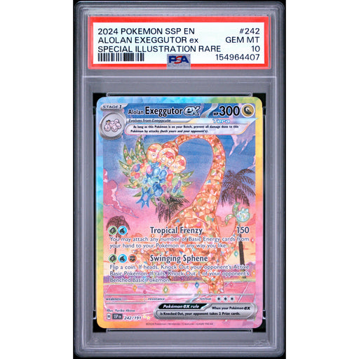 Pokémon TCG: Alolan Exeggutor Ex #242 PSA 10-154964407