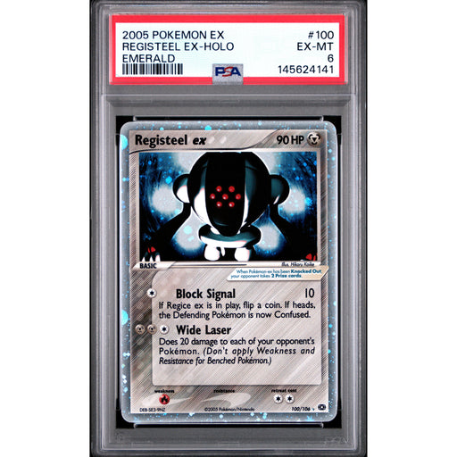 Pokémon TCG: Registeel Ex #100 PSA 6 - Emerald-145624141