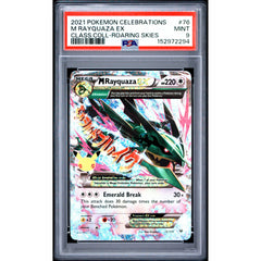 Pokémon TCG: M Rayquaza Ex #76 PSA 9 - Celebrations