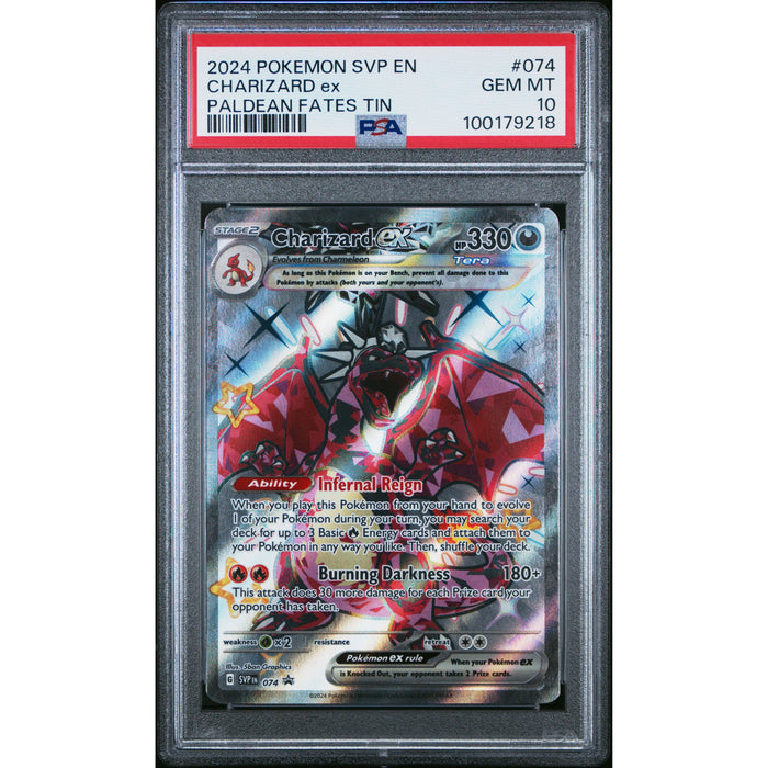 Pokémon TCG: Charizard Ex #074 PSA 10-100179218